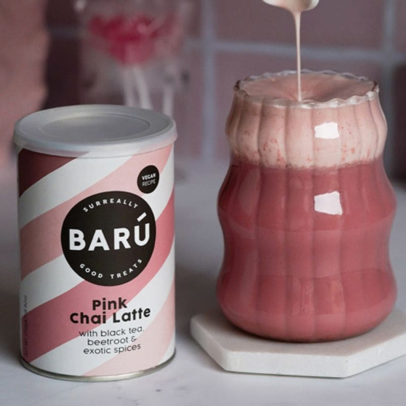 pink chai latte powder baru