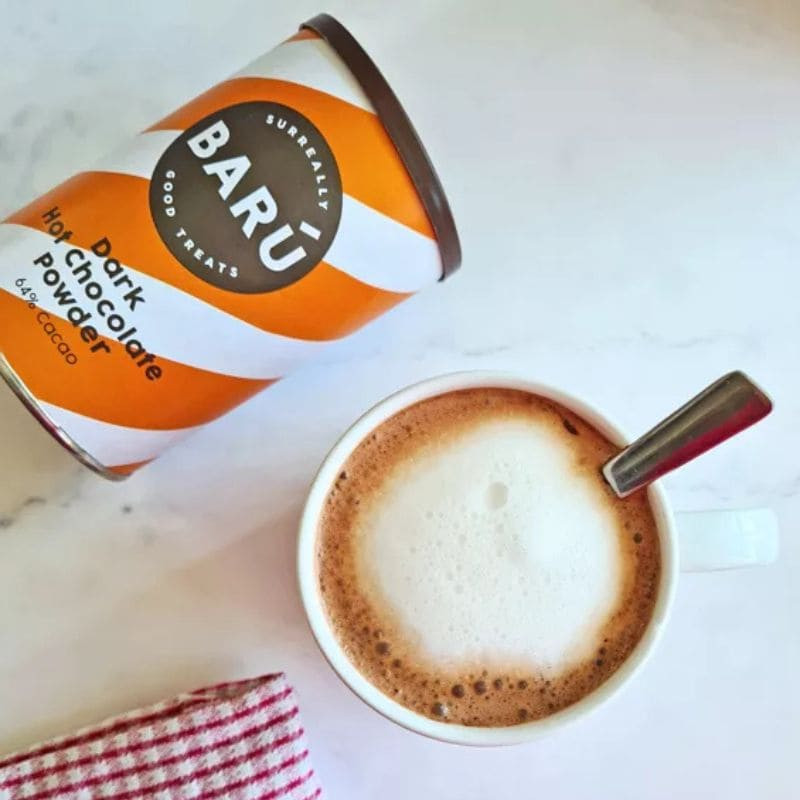 dark hot chocolate powder baru