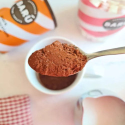 preparation pour chocolat chaud noir baru
