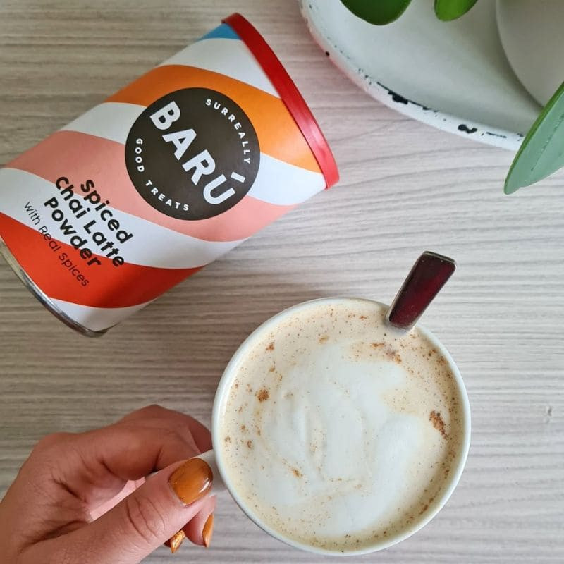 spiced chai latte powder baru