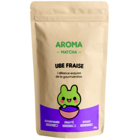 poudre ube fraise premium aroma matcha 30g