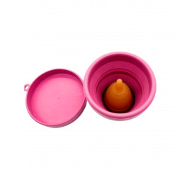 boite nettoyage cup menstruelle rose fair squared - rose