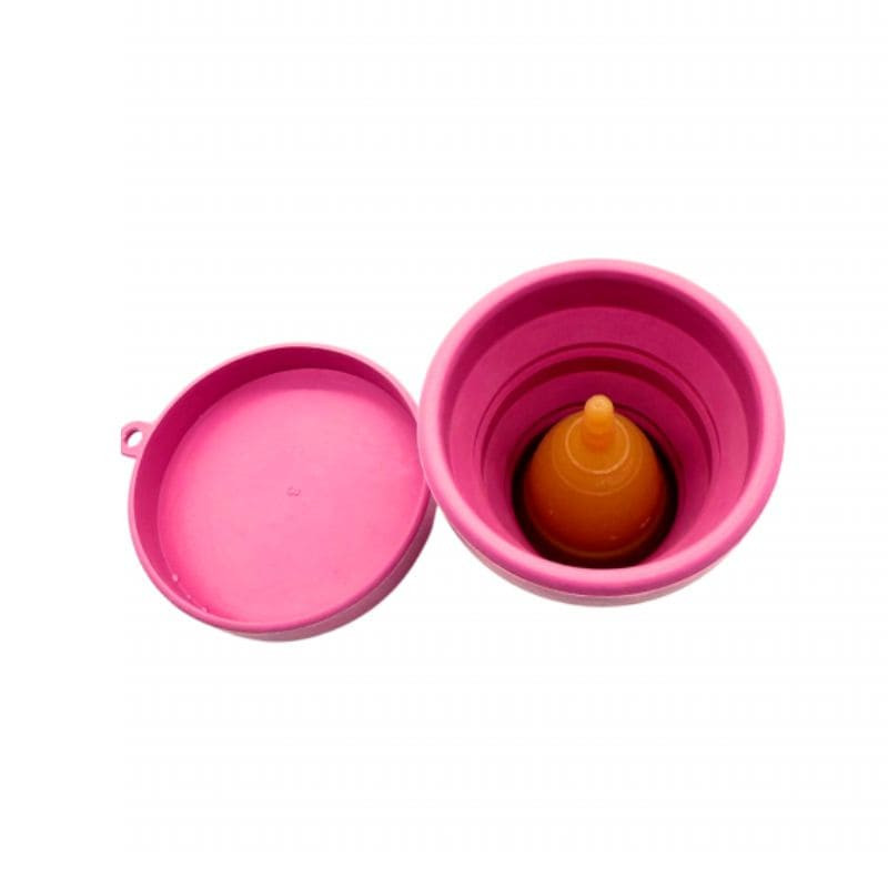 boite nettoyage cup menstruelle rose fair squared - rose