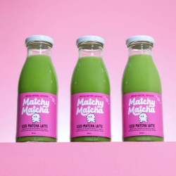 iced matcha latte avoine matchy matcha