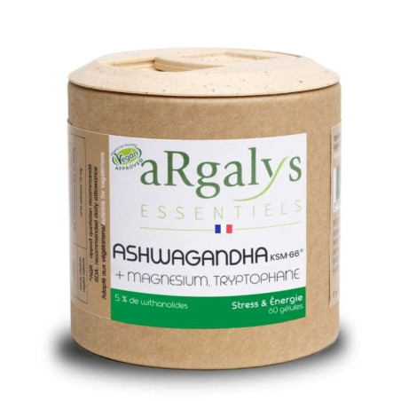 ashwagandha magnesium tryptophane argalys x60
