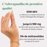 ashwagandha magnesium tryptophane argalys 60 gélules