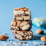 barre chocolat noir sel de mer amandes blast snack