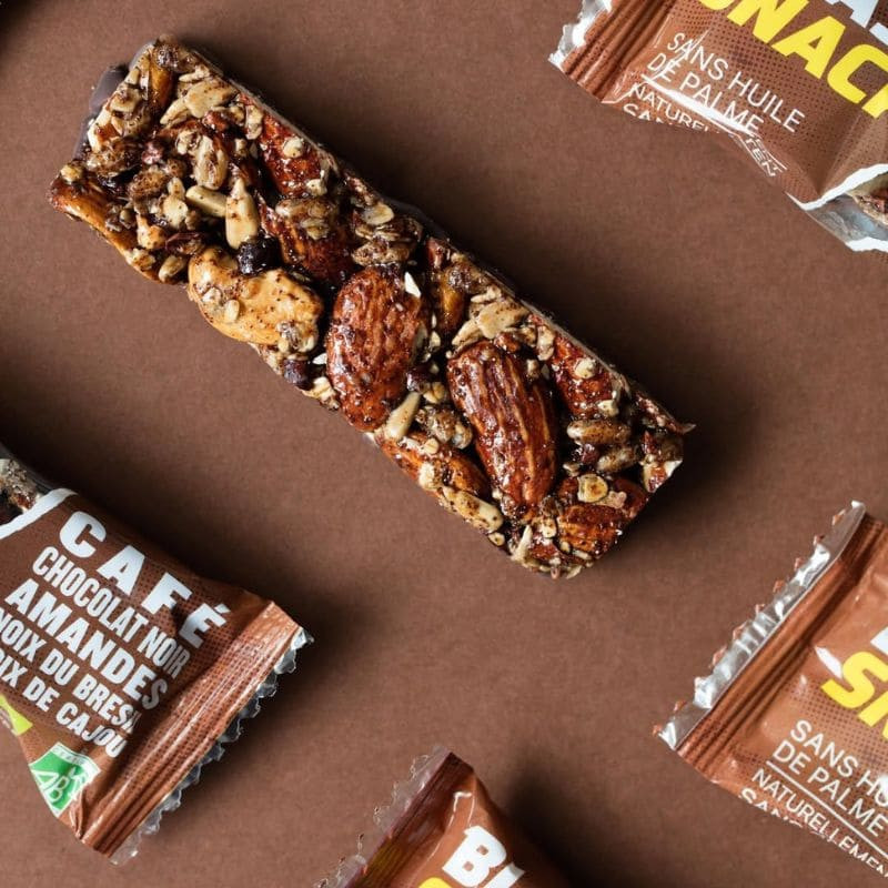 blast snack barre cafe chocolat noir amandes