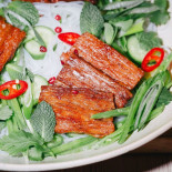 juicy marbles meaty meat pork-ish