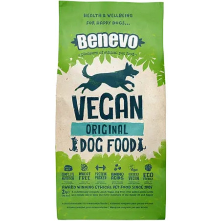 croquettes vegan chien adulte benevo 2kg