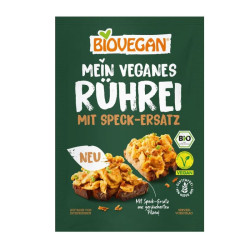 preparation oeuf brouille bacon biovegan 50g