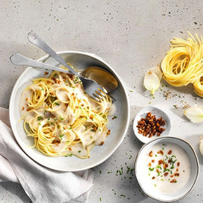 biovegan preparation en poudre sauce carbonara