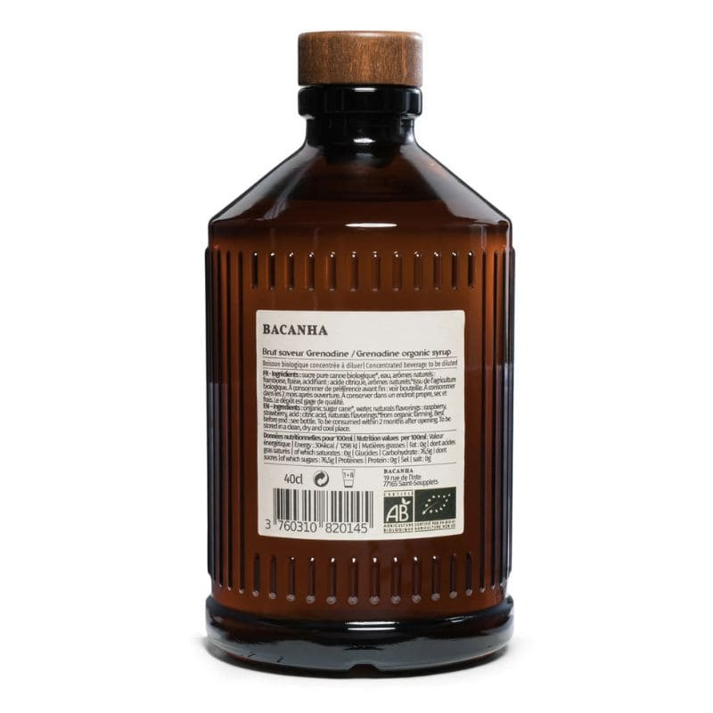 sirop brut grenadine bacanha