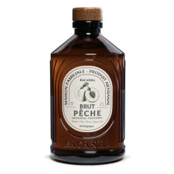 bacanha sirop brut pêche 400ml