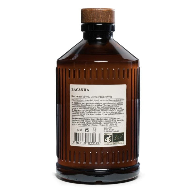 sirop brut litchi bacanha