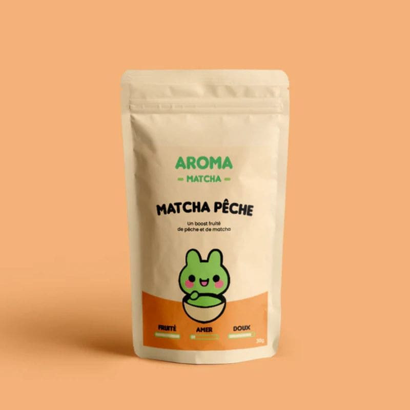matcha peche premium aroma matcha