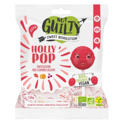 sucettes vegan holly pop not guilty 120g