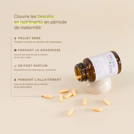 Complément Alimentaire Mama Plus Doppherz Pour Future Maman - 30 Capsules (Acide Folique, DHA)