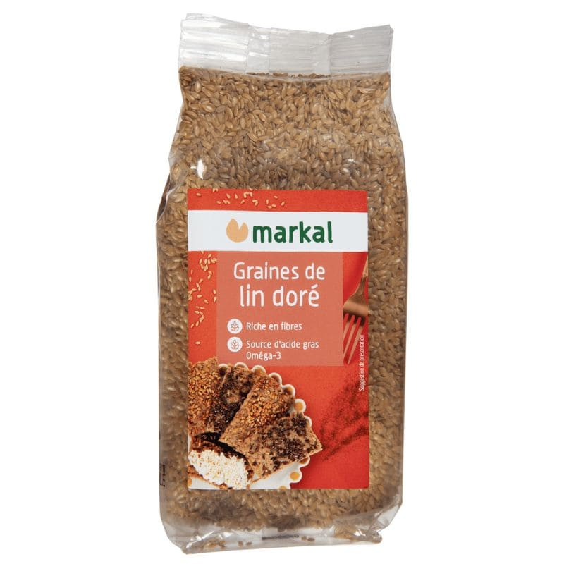 graines de lin doré bio Markal 250g