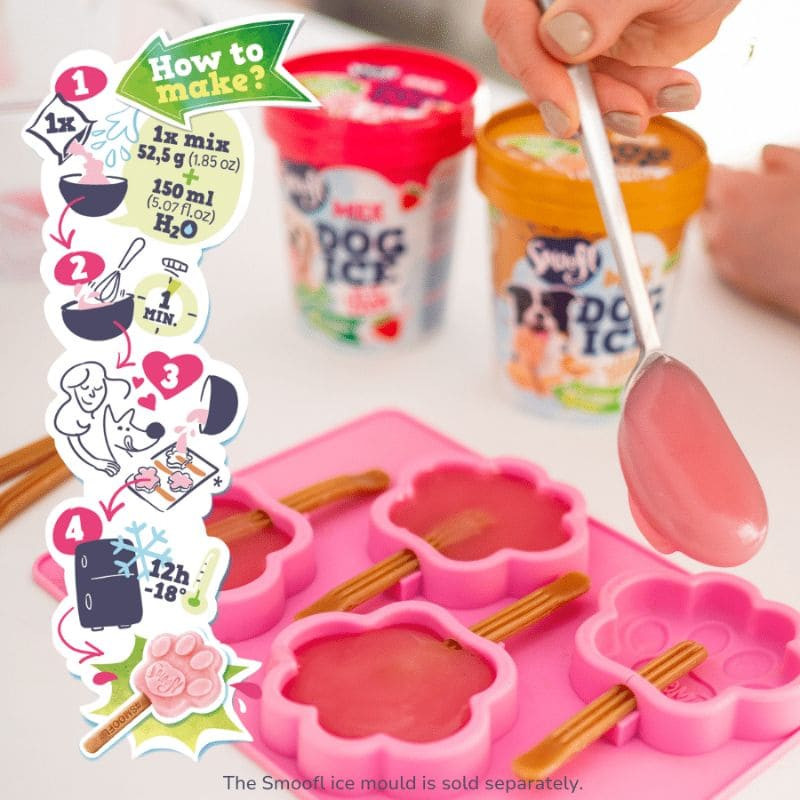 kit de démarrage moyen glace pour chien smoofl