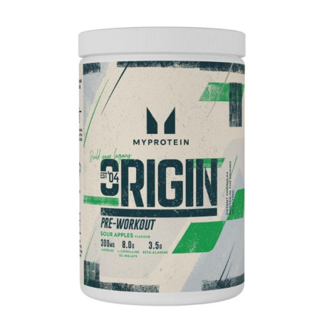 myprotein origin pre workout sour apples 600g
