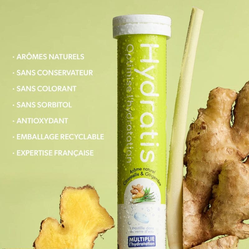 pastille hydratis citronnelle gingembre