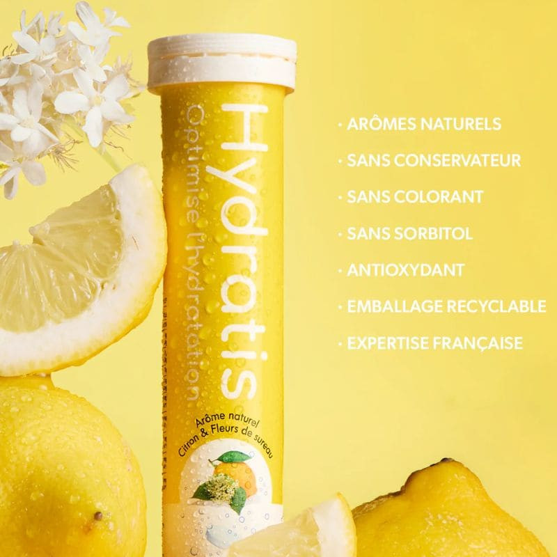 pastille hydratis citron fleurs de sureau