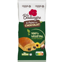 pain au chocolat vegan la boulangère 270g