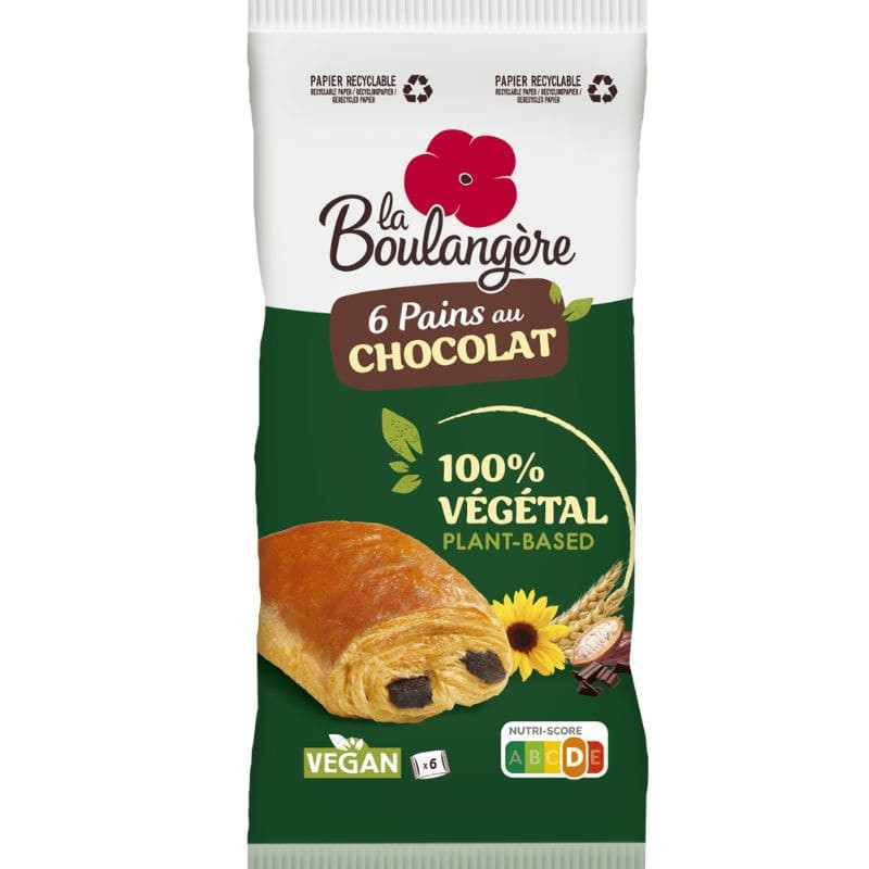 pain au chocolat vegan la boulangère 270g