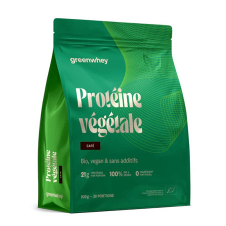 protéine végétale greenwhey café 900g