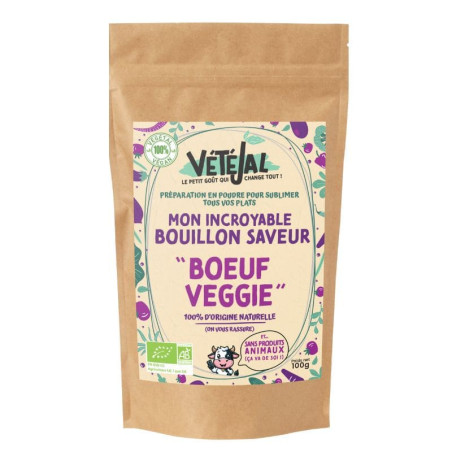bouillon végétal boeuf vetejal 650g