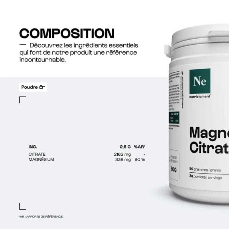 magnesium citrate poudre nutrimuscle