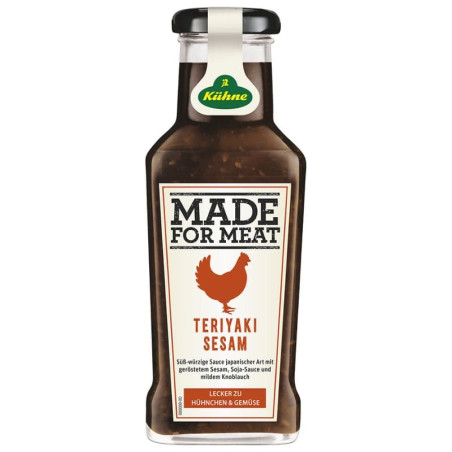 sauce teriyaki sesame vegan Kuhne 235ml