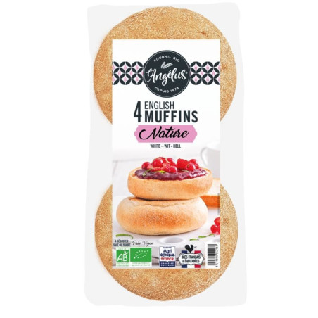 muffin anglais vegan - nature - L Angelus x4