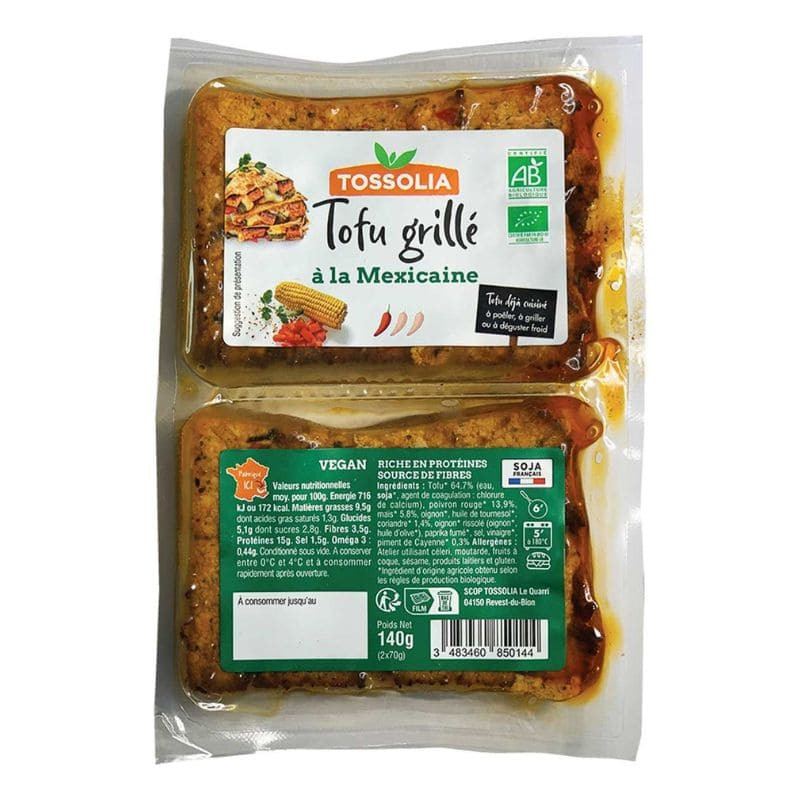 tofu grillé à la mexicaine tossolia