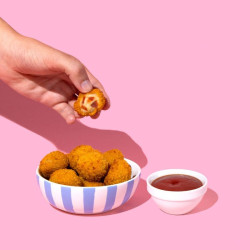 croquetas bacon vegetal la vie