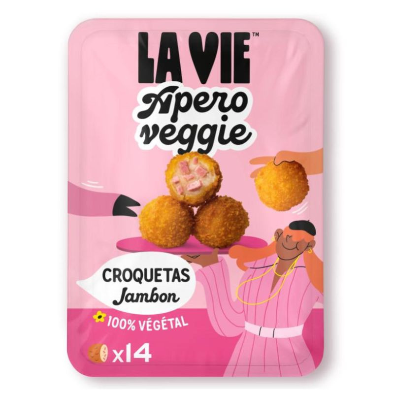 croquetas jambon vegetal la vie 140g