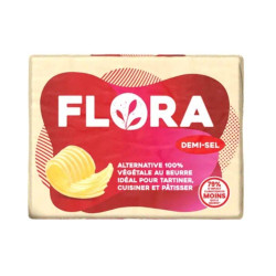 beurre demi-sel flora professional 250g