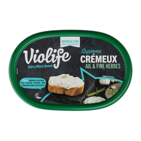 cremeux ail et fines herbes violife