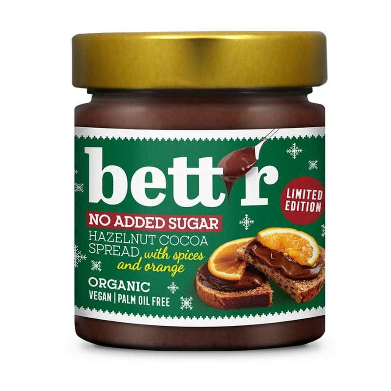 pate a tartiner epices orange bett'r 250g