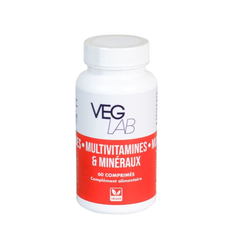 multivitamines minéraux veglab x60 comprimes