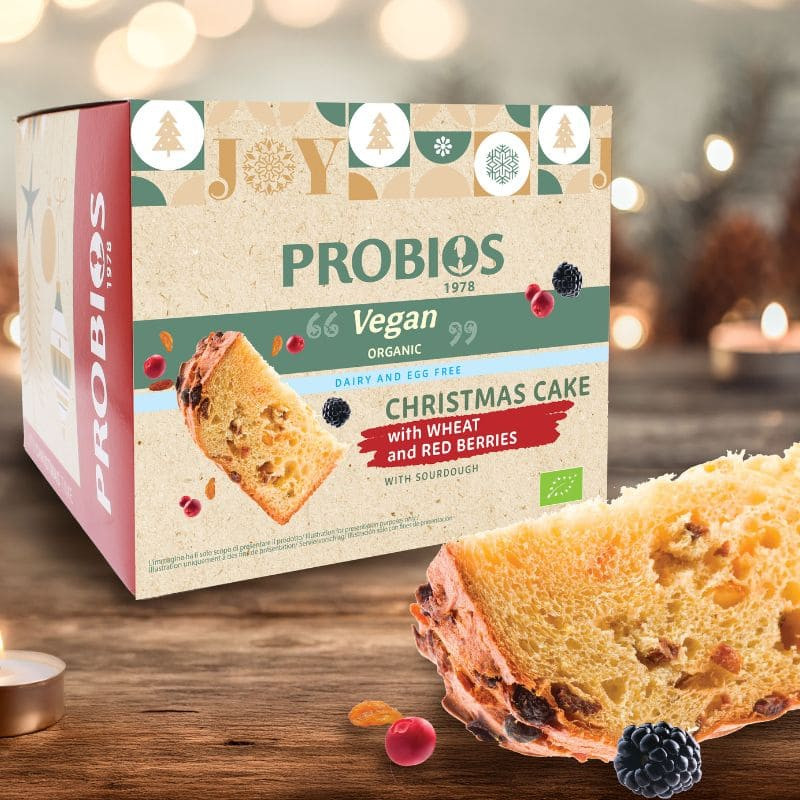 probios panettone vegan fruits rouges