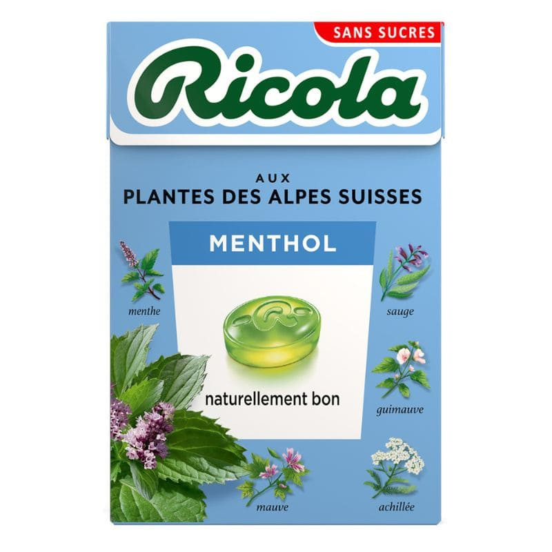 bonbon ricola menthol 50g