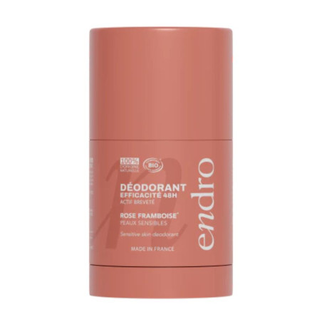 deodorant stick rechargeable ose framboise  endro 50g