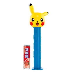 distributeur pez pokemon pikachu bleu et recharge