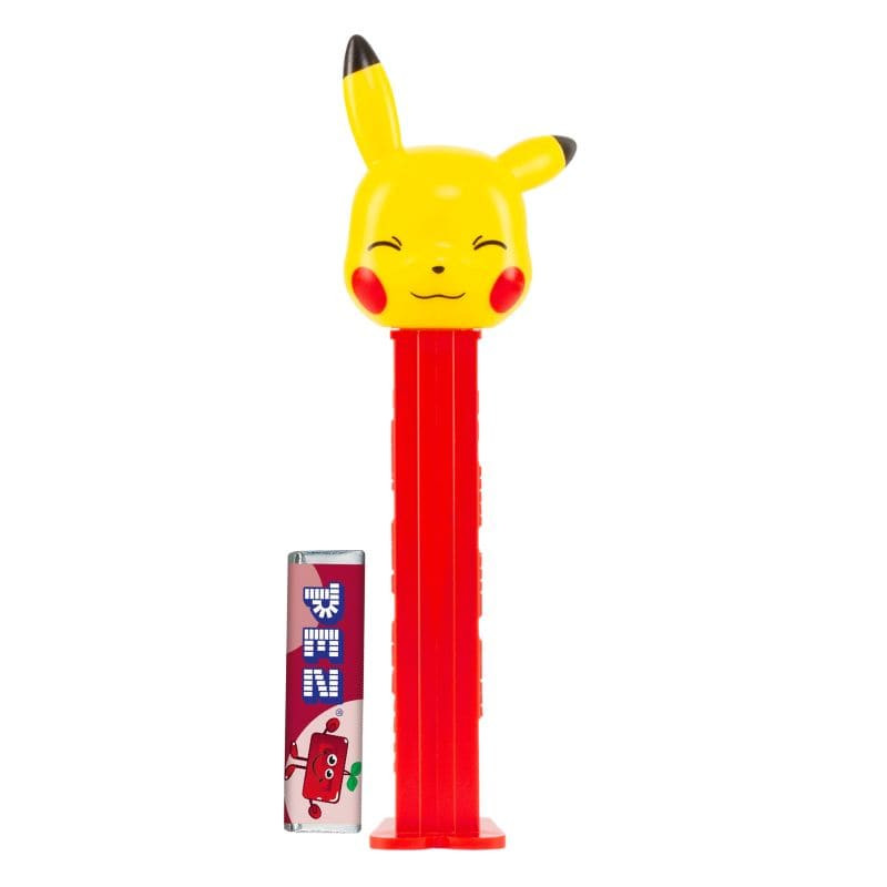 distributeur pez pokemon pikachu rouge et recharge