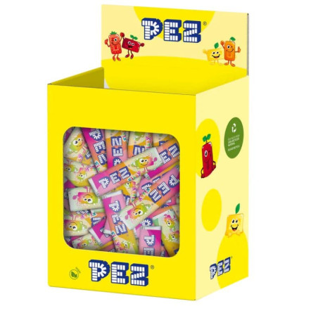 boite 100 recharges bonbons pez fizzy
