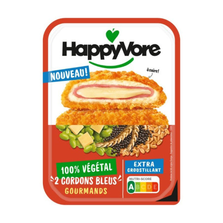 cordon bleu vegetal happyvore 180g