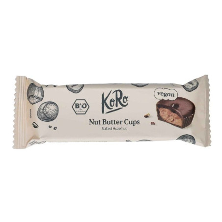 nut butter cups koro - salted hazelnut