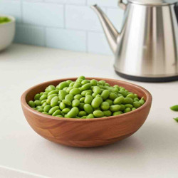 feves edamame dans un bol
